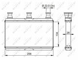 NRF BMW E60 E61 E63 Heater Radiator — Radiators & Fans