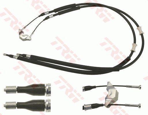 TRW GCH124 El Brake Cable Complete Opel Combo C with Brake Drum Brake (Length 1235mm) Rear — Brake Rotors & Drums