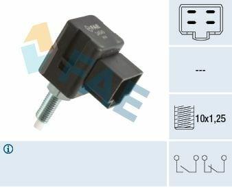 black brake switch FAE 24545, mechanical brake switch for car, FAE automotive brake switch FAE 24545 Brake Switch - Premium Mechanical Design for Car Owners and Mechanics FAE 24545 Brake Switch - Mechanical Black fren-musuru, mechanical-brake-switch, automotive-parts, fae-24545, car-owners, mechanics, brake-system, car-repair, auto-parts, ai-generated