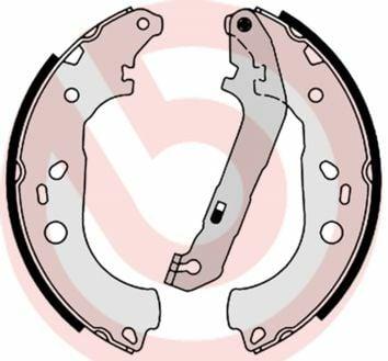 BREMBO S24534 Brake Shoe Set - Focus 2004-2012 Rear — Brake Cables & Hardware