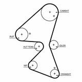 GATES Timing Belt Kit K015705XS - Compatible with 1.5HDi Engines — Belts