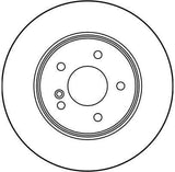 TRW DF2813 Brake Disc Rear for W203 02-07, CL203 02-08 and 3 more models — Brake Rotors & Drums
