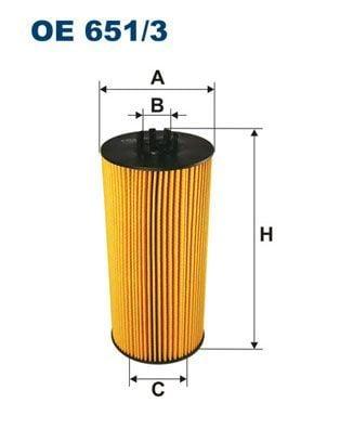 FILTRON OE6513 Oil Filter - Compatible with M-Benz Axor Series — Oil Filters