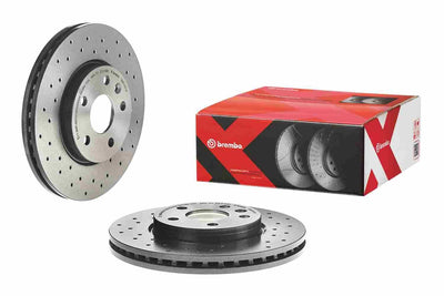 Brembo 09.B355.1X Brake Disc Front Xtra Chevrolet — Brake Rotors & Drums