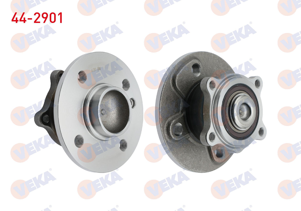 Veka 44-2901 Wheel Hub Left-Right Rear with Bearing Mini Cooper (R50 — Hub Assemblies