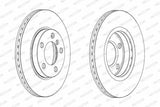FERODO Disc Brake DDF2122C for Mini Cooper - Coated Design for Enhanced Performance — Brake Rotors & Drums