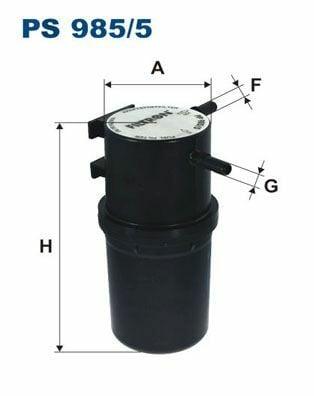 filtron-ps985-5-fuel-filter-front, filtron-ps985-5-fuel-filter-side, filtron-ps985-5-fuel-filter-specifications FILTRON PS985-5 | Fuel Filter for Amarok 2.0 TDI | Quality Vehicle Part FILTRON PS985-5 Fuel Filter for Amarok 2.0 TDI fuel-filter, filtron, ps985-5, amarok, 2-0-tdi, vehicle-parts, automotive, car-maintenance, mechanics, ai-generated