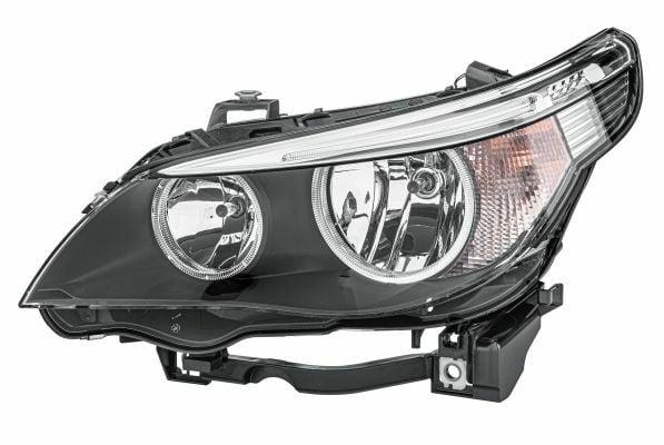 HELLA Halogen Headlight - Left Side for BMW E60 2004-2009 — Headlights