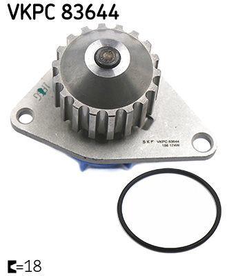 SKF VKPC83644 Water Pump - Essential Cooling Solution for Citroen C2-C3 and Peugeot 207 — Water Pump & Thermostat