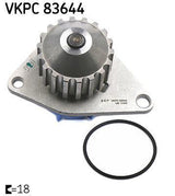 SKF VKPC83644 Water Pump - Essential Cooling Solution for Citroen C2-C3 and Peugeot 207 — Water Pump & Thermostat
