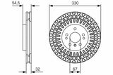 BOSCH Disc Front (Ad) 11 M-Seri Brake Discs — Brake Rotors & Drums