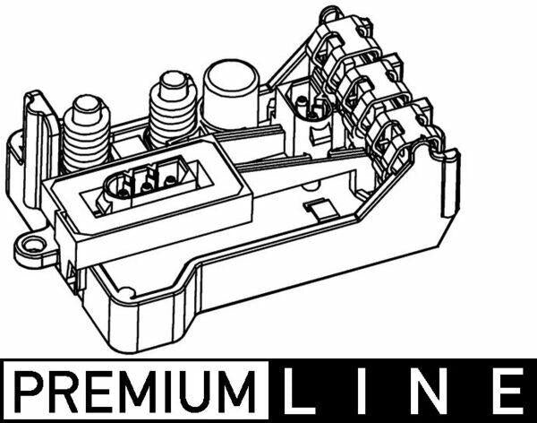 MAHLE ABR30000P - Blower Motor Resistor for BMW E65 (2001-2008) — Modules & Wiring