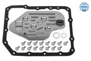 MEYLE 3002411106-S Transmission Filter Set, MEYLE E-34 M-50 vehicles Transmission Filter Details MEYLE Transmission Filter Set 3002411106-S for E-34 / 36 / 39 / 46 M-40 / 42 / 43 / 50 Vehicles MEYLE Transmission Filter Set 3002411106-S meyle, transmission-filter-set, automatic-transmission, car-parts, vehicle-maintenance, hydraulic-filter, mechanics, car-owners, filter-assembly, ai-generated