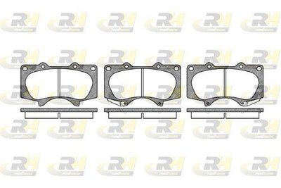 ROADHOUSE 2988.00 Brake Pad Front-Toyota Hilux Land Cruiser Prado 2006 > /Mitsubishi Pajero — Brake Pads