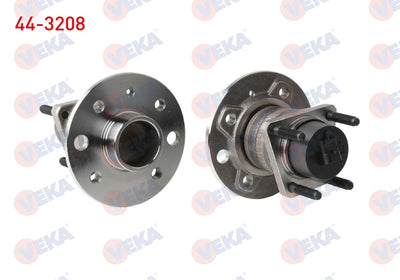 Veka 44-3208 Wheel Hub Left-Right Rear with Bearing Opel Vectra B 1.6i 4 Lug ABS with Sensor 1995-2003 — Hub Assemblies