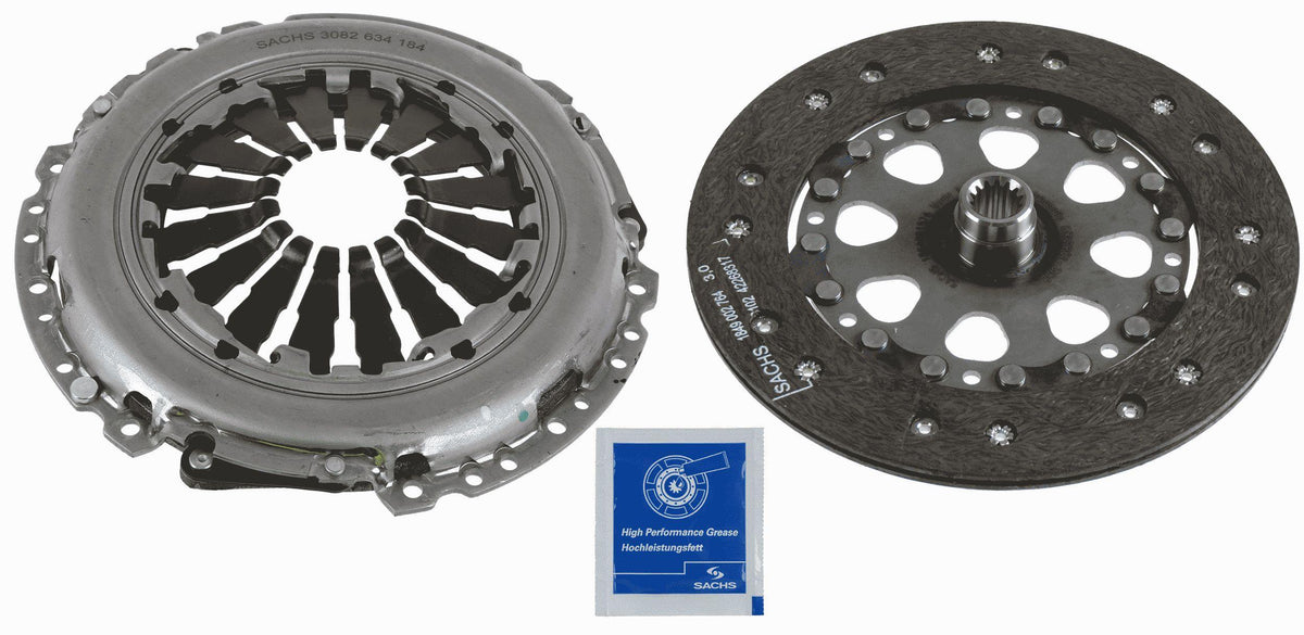 Sachs 3000 950 011 Clutch Kit (F17 Straight Transmission with) Corsa C Corsa D Meriva A Tigra B Z13dtj — Clutch & Flywheel