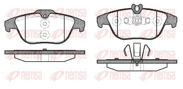 REMSA 1305.20 Brake Pad C Class W204 S204 01 07 — Brake Pads