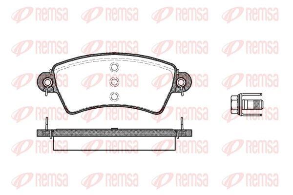 REMSA 0726.00 Brake Pad — Brake Pads
