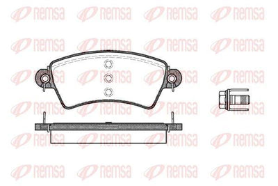 REMSA 0726.00 Brake Pad — Brake Pads