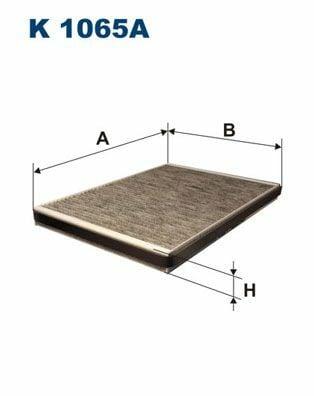 FILTRON K1065A Carbon Pollen Filter - Fits A-Class W168 & Vaneo — Air & Cabin Filters