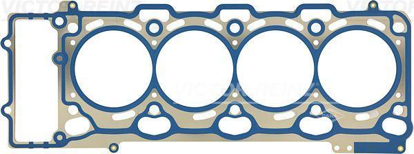 victor reinz cylinder head gasket for bmw n62, close up of victor reinz cylinder head gasket Victor Reinz Cylinder Head Gasket - Precision Fit for BMW N62 Engines | 1.05 mm Thickness Victor Reinz Cylinder Head Gasket - BMW N62 victor-reinz, cylinder-head-gasket, bmw-n62, engine-parts, mechanics, car-owners, auto-repair, metal-gasket, engine-replacement, ai-generated