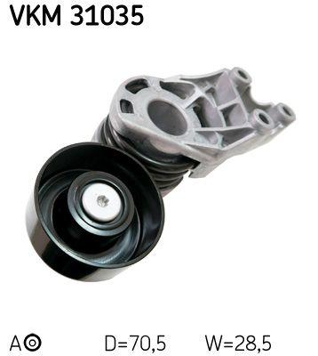 SKF VKM31035 V-Belt Tensioner Housing Polo 00-10 Cordoba 03-09 Ibiza 02-11 Fabia 00-14 Amf Bay Bms — Pulleys & Tensioners