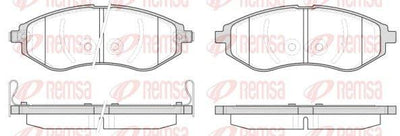 REMSA 0986.02 Brake Pad Aveo T200. T250 01 > 06 — Brake Pads