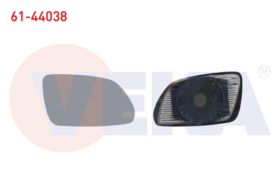 Veka 61-44038 Mirror Glass Right Heated VW Polo 2004-2009 / Skoda Octavia 2004-2009 — Mirrors