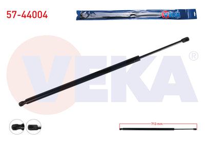 Veka 57-44004 Trunk Gas Strut 713mm / 830N Volkswagen Caddy III (2Ka, 2Kh and 2 more models — Support Rods & Struts