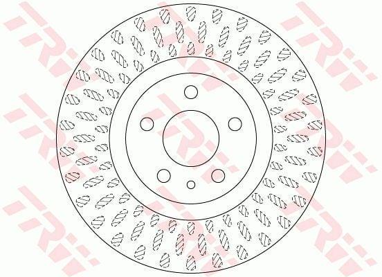 TRW DF6522 Disc Front 13-500L Brake Disc — Brake Rotors & Drums