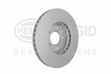 HELLA Pagid Brake Disc 8DD355122-791 - Ventilated Front Discs for Renault Kadjar & Nissan Qashqai — Brake Rotors & Drums