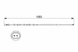 BOSCH 1987473500 Brake Pad Sensor — Brake Sensors & ABS