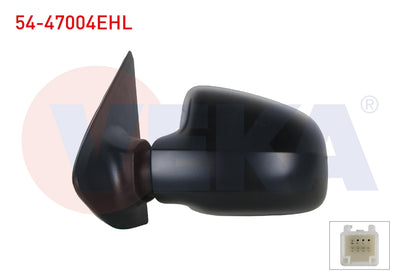 Veka 54-47004EHL Outer Rear View Mirror Left Electric Triangular Ayak Dacia Logan Mcv II 2013 — Mirrors