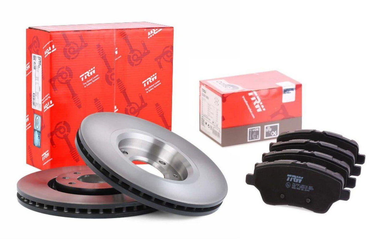 TRW Front Brake Disc and Pad Set for Ford Courier (2012-2019) — Brake Pads