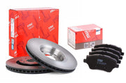 trw front brake disks and pads for ford courier 2012-2019, ford courier brake pad set by trw, front brake disks for ford courier TRW Front Brake Disk and Pad Set for Ford Courier (2012-2019) Ford Courier Front Brake Disks & Pads - TRW ford-courier, brake-disks, brake-pads, trw, car-parts, auto-repair, vehicle-safety, braking-system, car-owners, mechanics