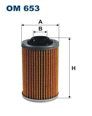 Filtron OM653 Oil Filter Opel Insignia Vectra C Signum Saab 9,5 — Oil Filters