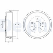 delphi bf568 brake drum for focus, technical specifications of delphi bf568 DELPHI BF568 Brake Drum - Kampana for Focus | 228 mm Diameter DELPHI BF568 Brake Drum | Fits 2005 Focus brake-drum, delphi, focus, automotive-parts, car-maintenance, car-repair, mechanics, braking-system, fren-kampanasi, ai-generated