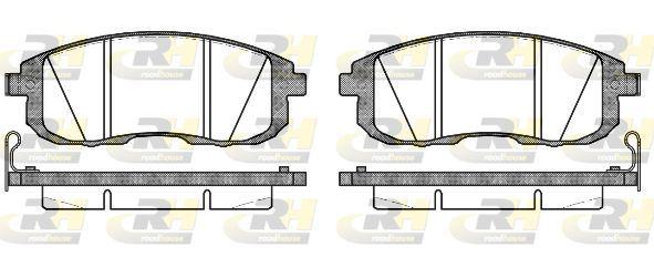 ROADHOUSE 2293.14 Brake Pad Cube Z12 03 > 10 — Brake Pads