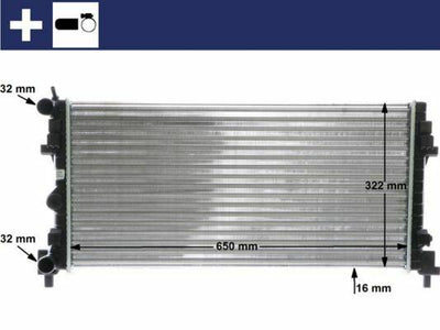 MAHLE CR2081000S Radiator - Essential Cooling Solution for Polo, Fabia, Ibiza Vehicles — Radiators & Fans