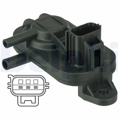 Delphi DPS00010 Pressure Sensor Exhaust Ford Focus/C-Max/Mondeo/Kuga/S-Max — Vehicle Sensors & Switches