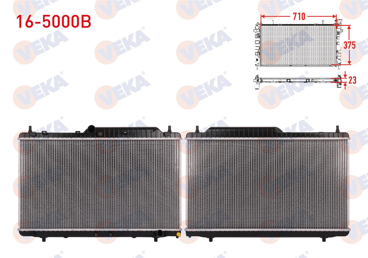 Veka 16-5000B Su Radiator Brazing Chery Alıa 1.6 M-T Ac + /-2008-2011 — Radiators & Fans