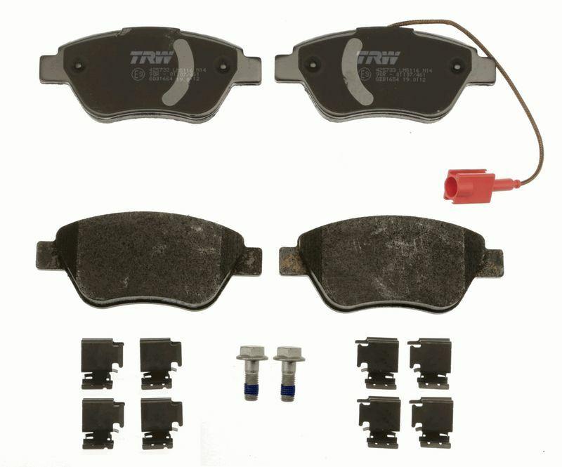 trw brake pads albea palio front view, trw brake pads specifications, trw brake pads installation guide TRW Brake Pads GDB1654 - Premium Performance for Albea-Palio-1.3Mjet | Front Brake Pad Set TRW Brake Pads GDB1654 - Premium Performance for Albea & Palio trw, brake-pads, albea, palio, 1-3mjet, car-parts, vehicle-maintenance, premium-brakes, braking-system, ai-generated