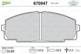 VALEO 670947 Brake Pad Set - Compatible with Hilux & Hiace — Brake Pads