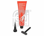 febi liquid gasket 70ml black bottle, febi liquid gasket application in automotive, febi silicone sealant features FEBI Liquid Gasket 70ml Black - High-Temperature Sealant for Mechanics and Automotive Enthusiasts FEBI Liquid Gasket 70ml Black - High-Temperature Sealant febi, liquid-gasket, sealant, automotive, mechanics, high-temperature, silicone, black-sealant, car-repair, ai-generated