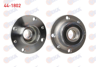 Veka 44-1802 Wheel Hub Left-Right Rear with Bearing 4 Bjn with ABS Fiat Fiorino 2007-/ Linea 2007-/ Citroen — Hub Assemblies