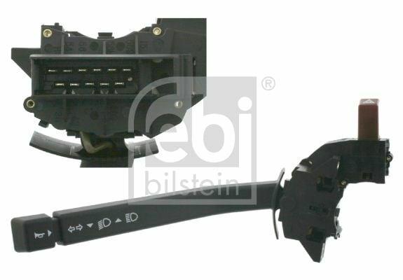 febi signal switch horn lever for transit t12 t15, close up of febi signal switch FEBI Signal Switch & Horn Lever - Fits Transit T12 T15 92-00 | 11 Connection Points FEBI Signal Switch & Horn Lever for Transit T12 T15 febi, signal-switch, horn-lever, ford-transit, t12, t15, automotive-parts, steering-column, car-owners, ai-generated