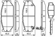 bosch 0986495308 front brake pads, low-metallic brake pad set for 2005 swift BOSCH Brake Pads 0986495308 - Front Set for 05-Swift | Low-Metallic Material BOSCH 0986495308 Brake Pads - Front Set for Suzuki Swift bosch, brake-pads, front-brake-set, 05-swift, low-metallic, car-parts, automobile-repair, safety, car-owners, ai-generated