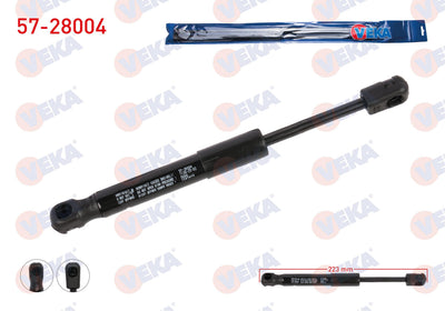 Veka 57-28004 Trunk Gas Strut 223mm / 500N Mercedes CLK (C208) 1998-2002 — Support Rods & Struts