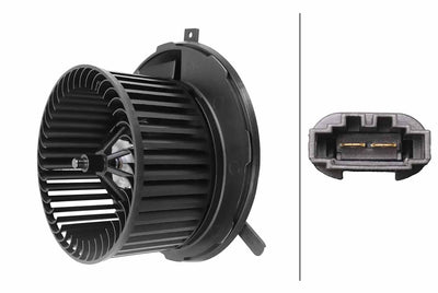 Hella 8EW366400-041 Heater Motor Golf V/VI Eos Jetta Passat CC Scirocco Sharan Tiguan Caddy Touran A3 Toled — Heater & Blower