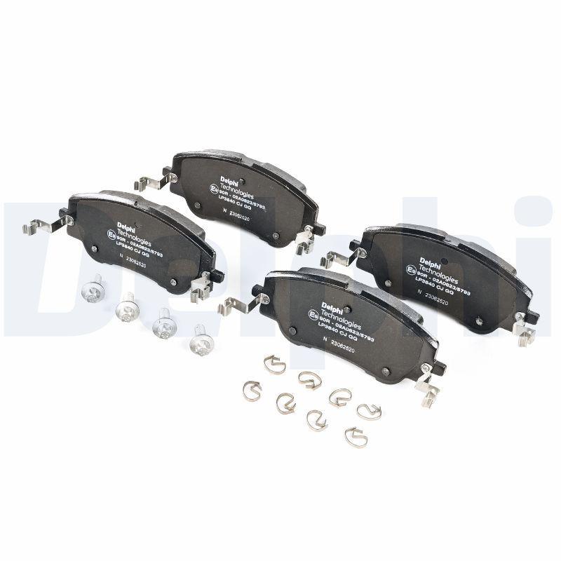 Delphi LP3840 Citroen C4 III 208 II 2008 Crossback Mokka 1.2-1.5 HDi Front Brake Pad